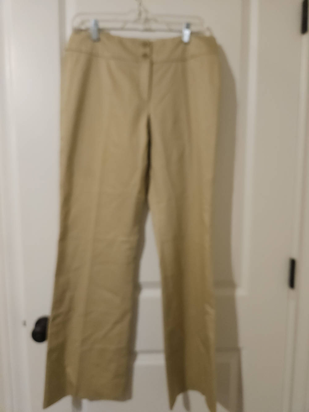 Harold's Beige Cotton Blend Trousers